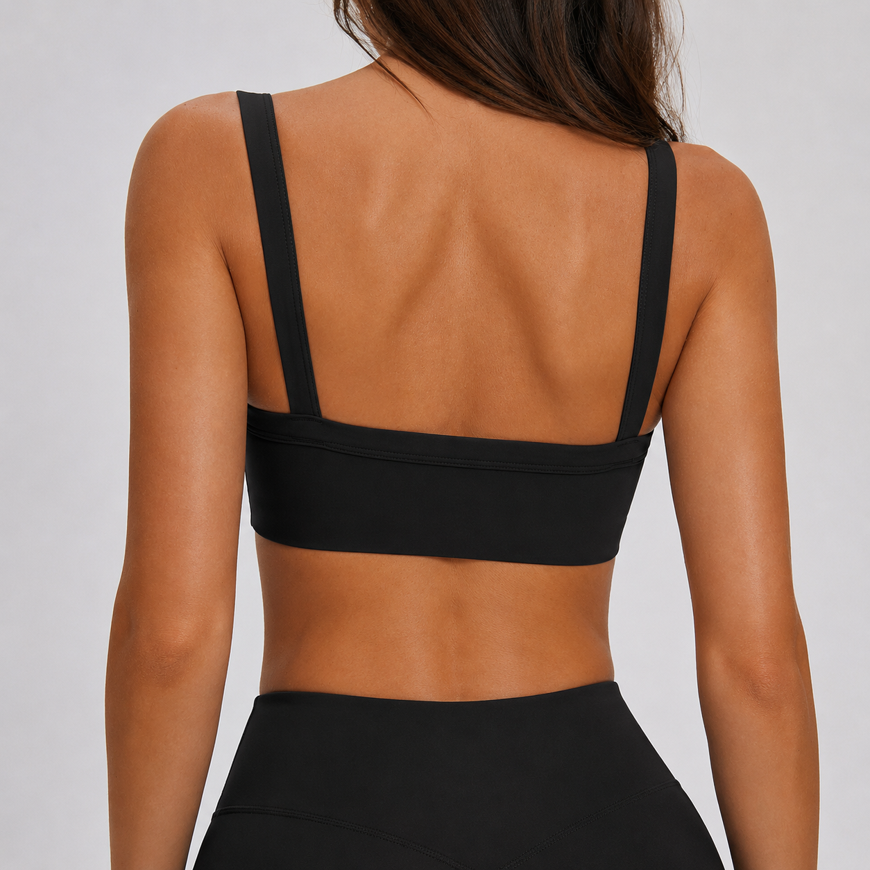Elastic gym bra