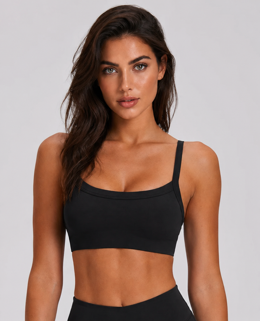 Elastic gym bra
