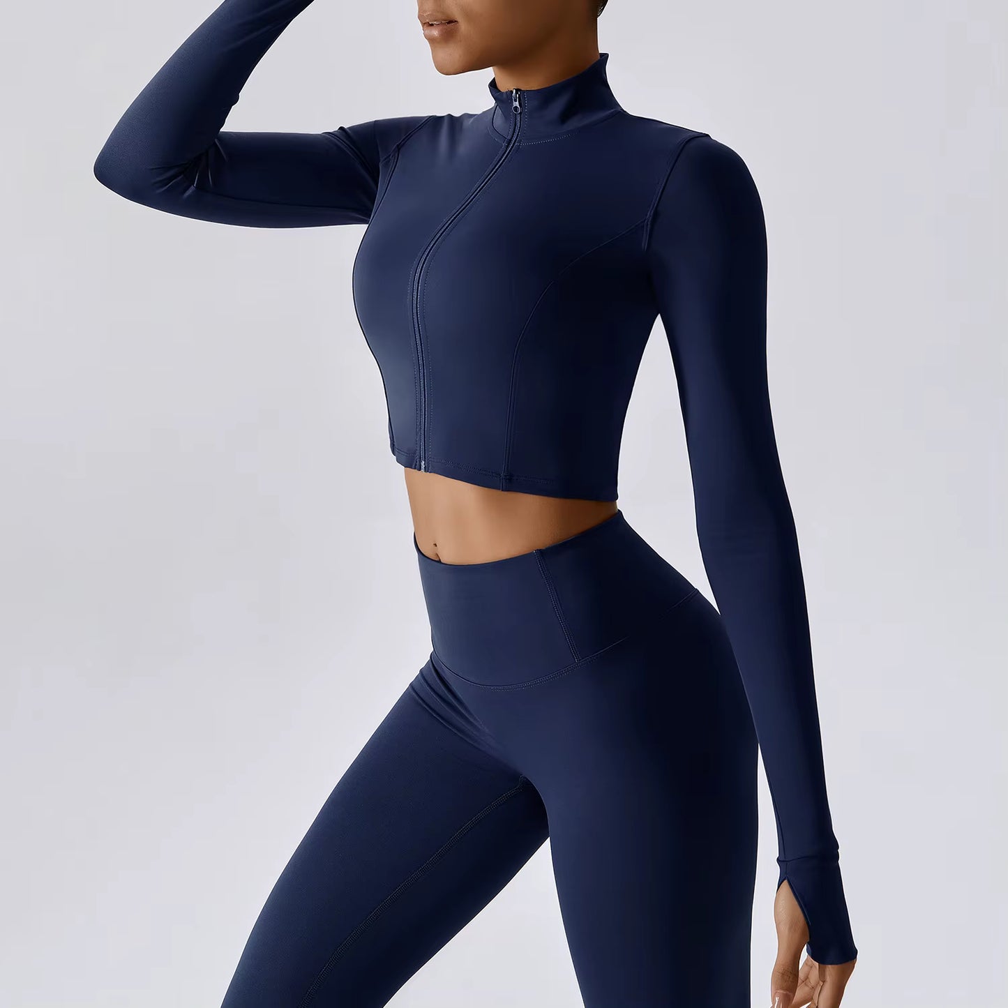 Slim-Fit Cropped Jacket