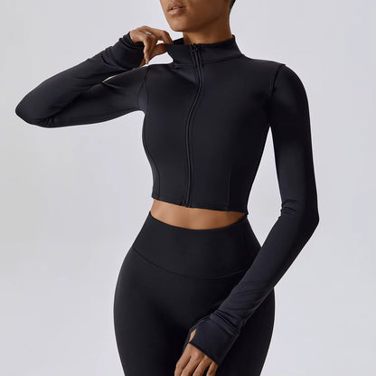 Slim-Fit Cropped Jacket