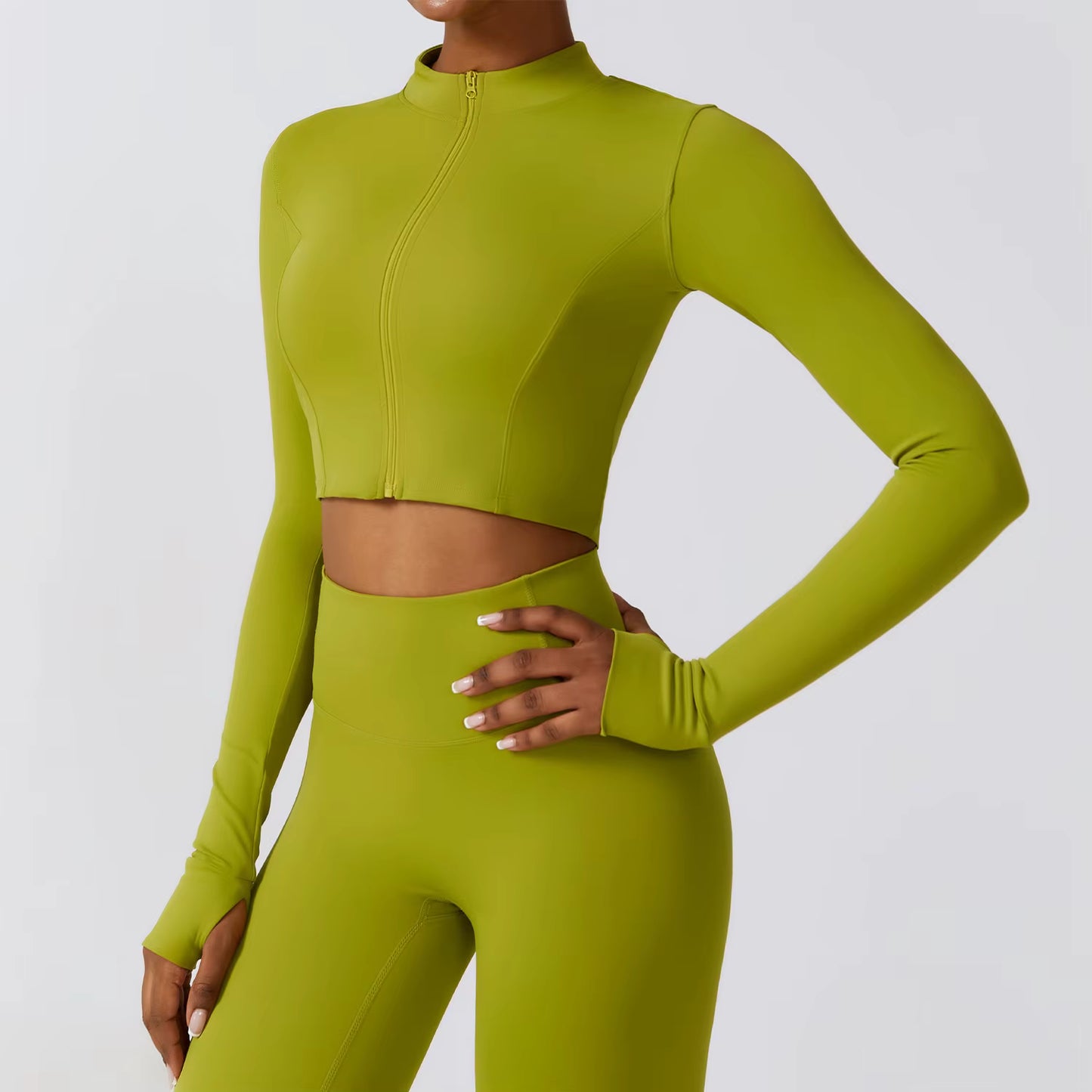 Slim-Fit Cropped Jacket