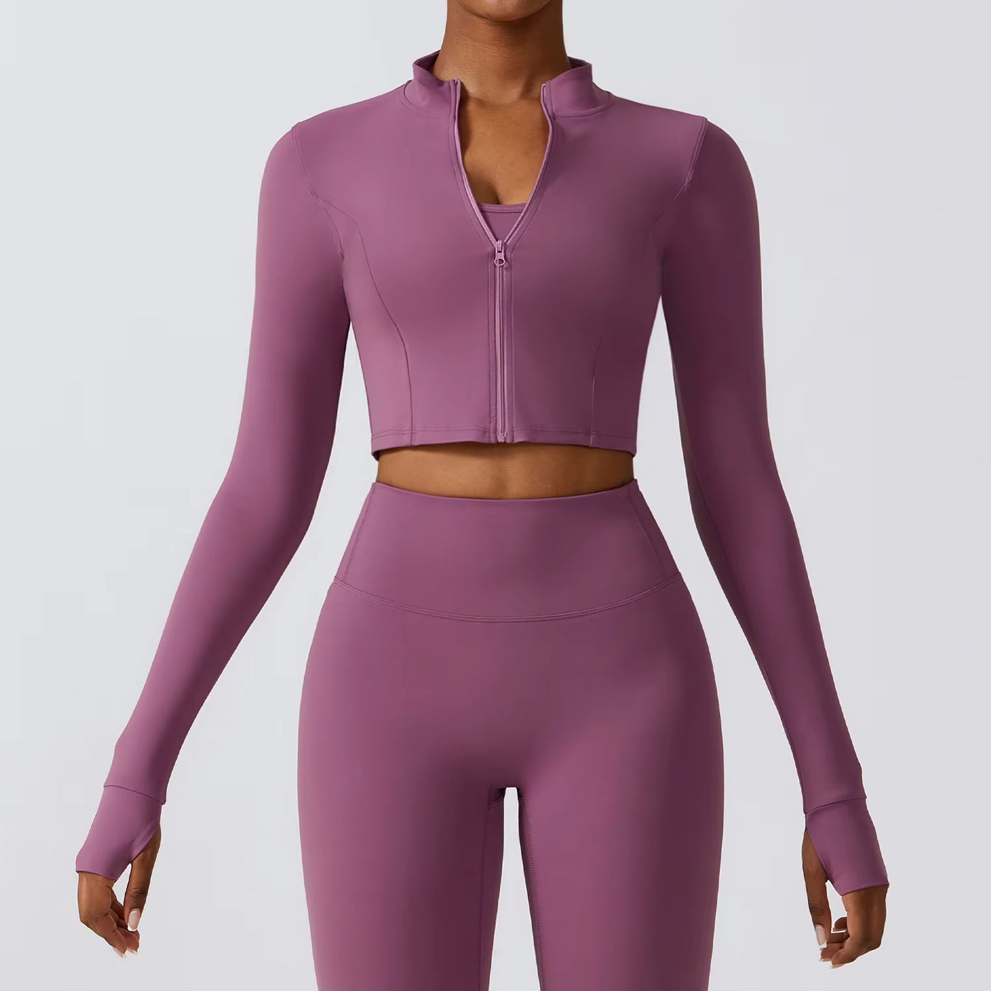 Slim-Fit Cropped Jacket