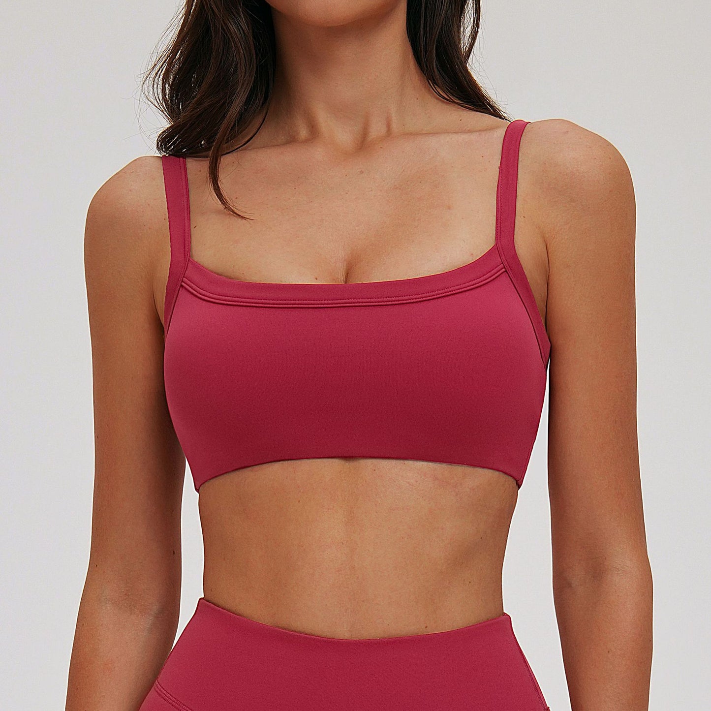 Elastic gym bra
