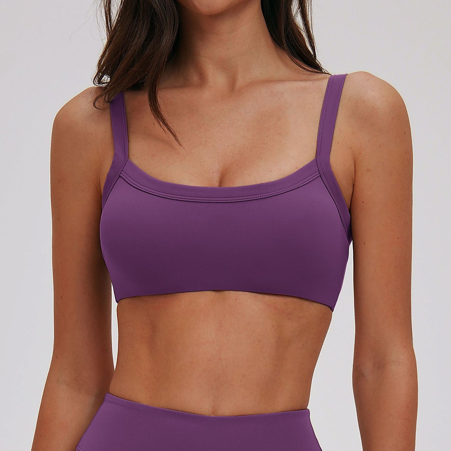 Elastic gym bra