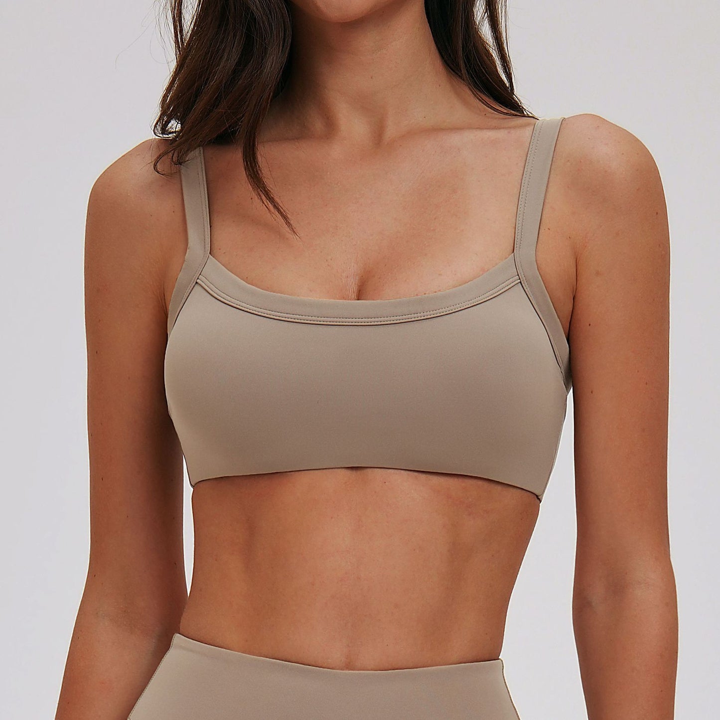 Elastic gym bra