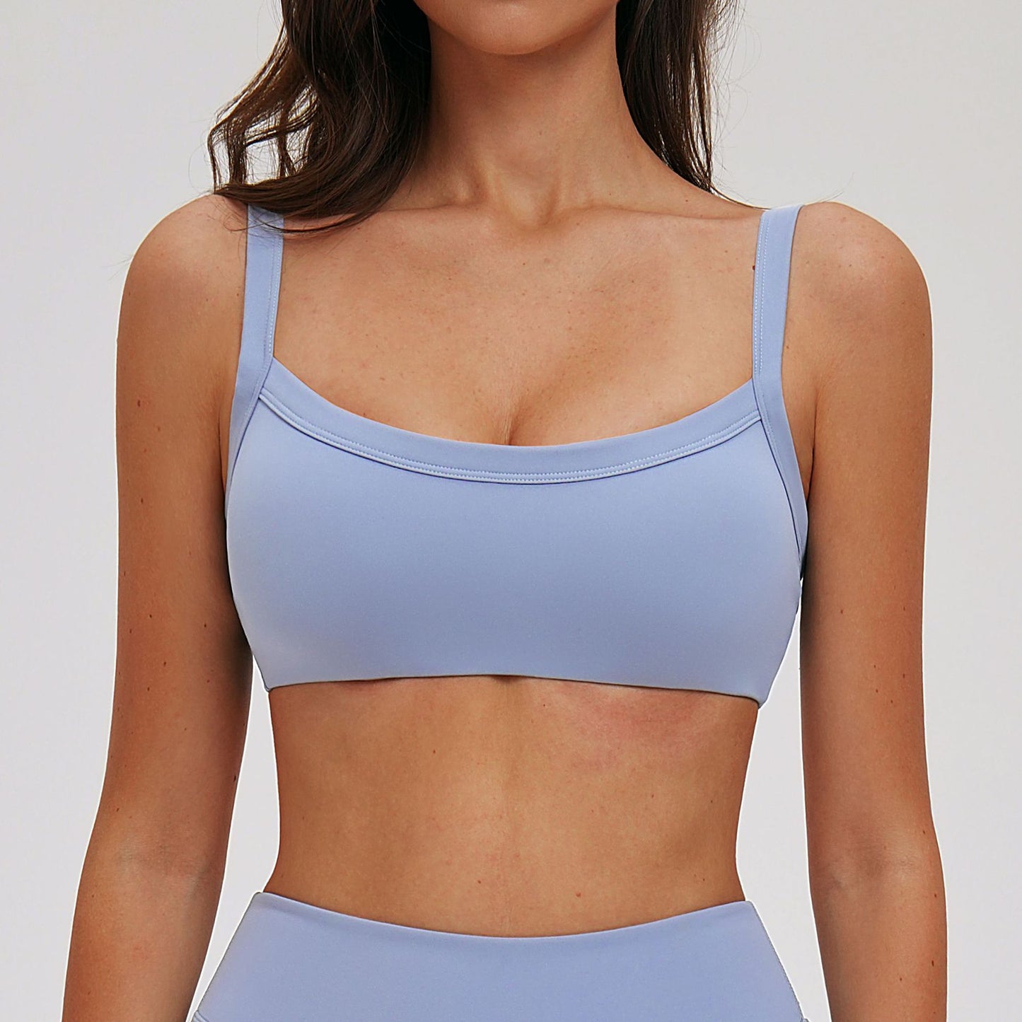 Elastic gym bra