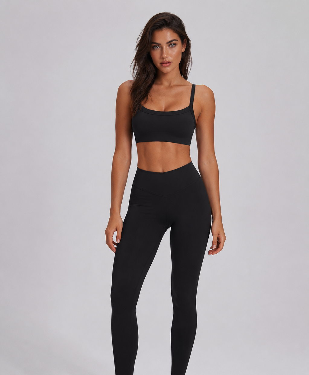 Elastic gym bra
